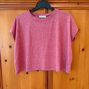 Women's Red Heathered Top